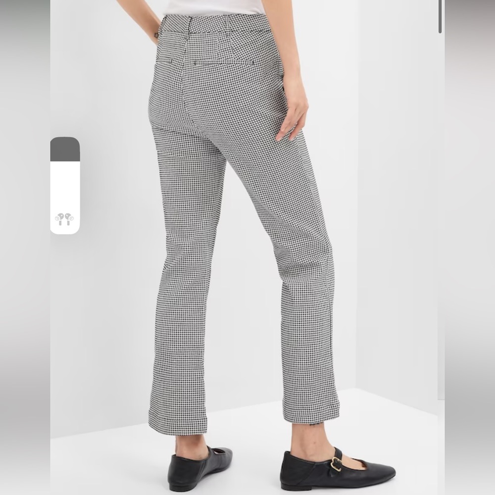 Gap High Rise Kick Fit Print Pants size 14p